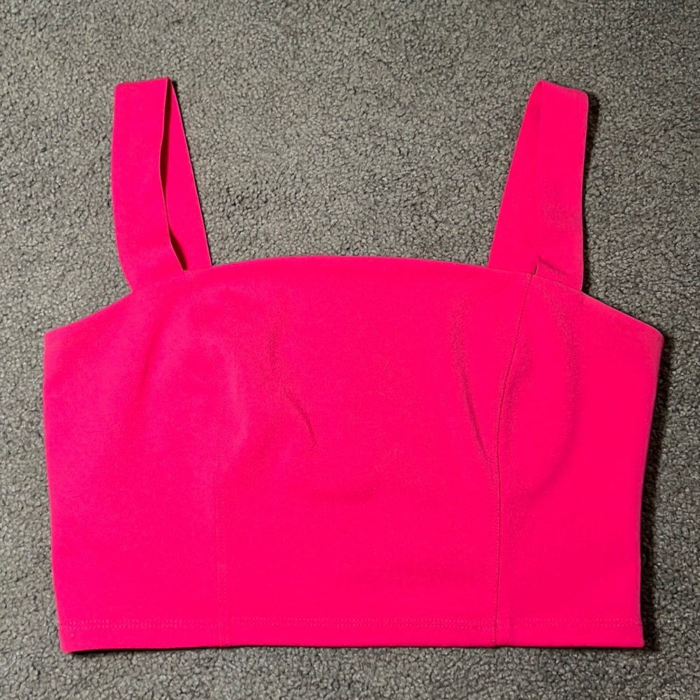 Pink crop top